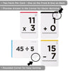 Pocket-Size Math Bundle: Addition, Subtraction, Multiplication, Division Flashcards | Complete Box Set | All Facts | Color Coded