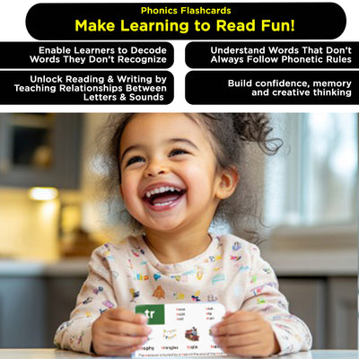 Award-Winning Phonics & Vocabulary Flash Cards – 1000+ Words with Prefixes, Suffixes & CVC – Games & Visual Aids – Ages 4–8 – Pre-K to 3rd Grade