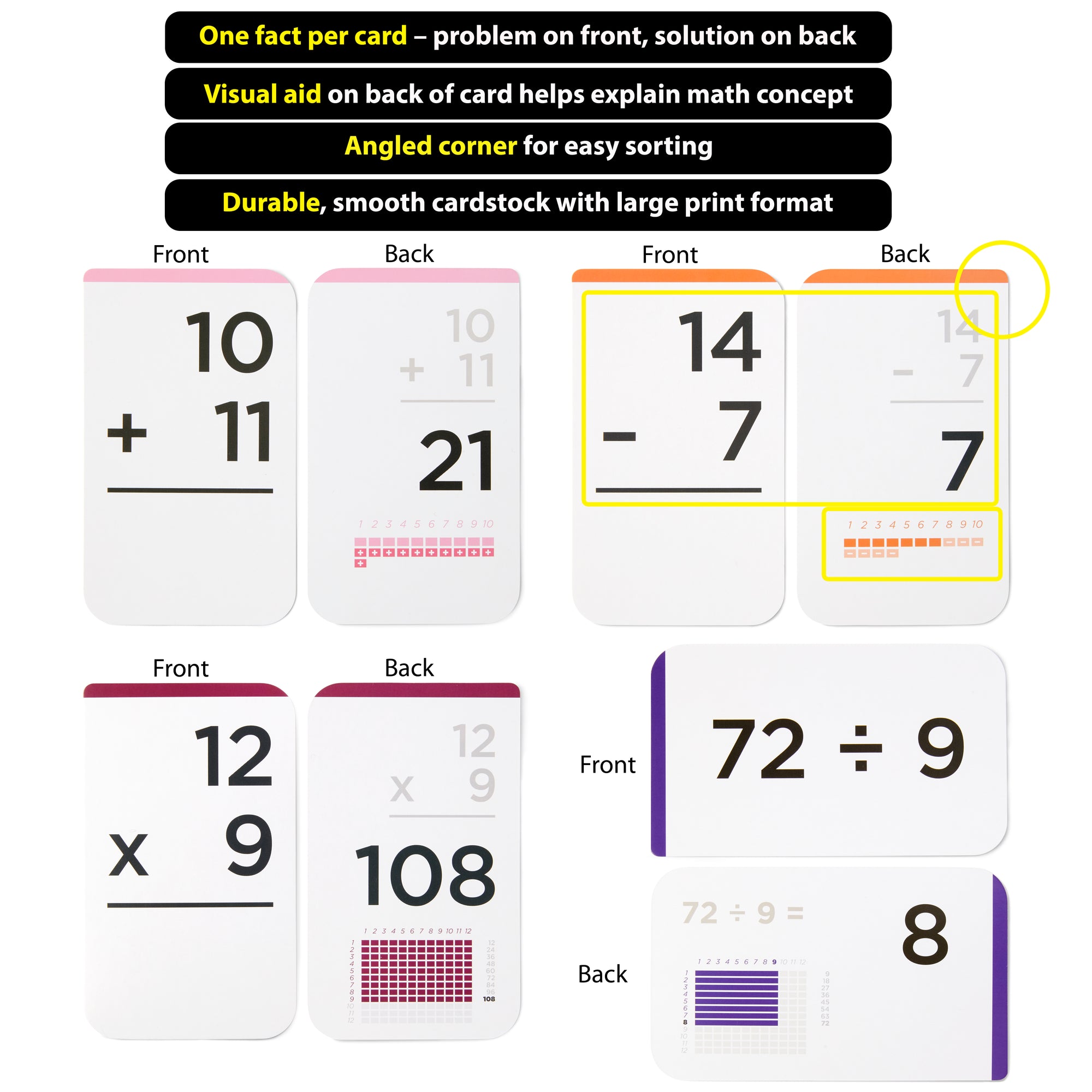 math flash cards 2nd grade Amazon.com: Mega Bundle Pack Math Flashcards