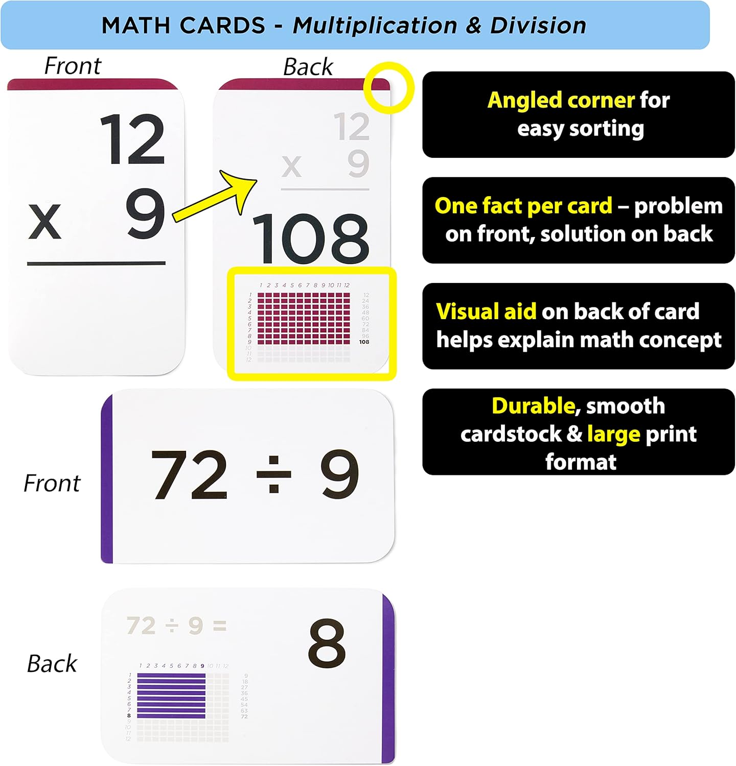ultimate-multiplication-division-math-mastery-flash-cards-bundle-71-think-tank-scholar for Division Flash Cards Free Printable Ultimate Multiplication & Division Math Mastery Flash Cards Bundle: 71 - Think Tank Scholar for Division Flash Cards Free Printable