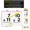 Pocket-Size Math Bundle: Addition, Subtraction, Multiplication, Division Flashcards | Complete Box Set | All Facts | Color Coded