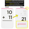 173 Addition Flash Cards with Quick Quiz Dice | All Facts 0-12 | Games & Chart Included