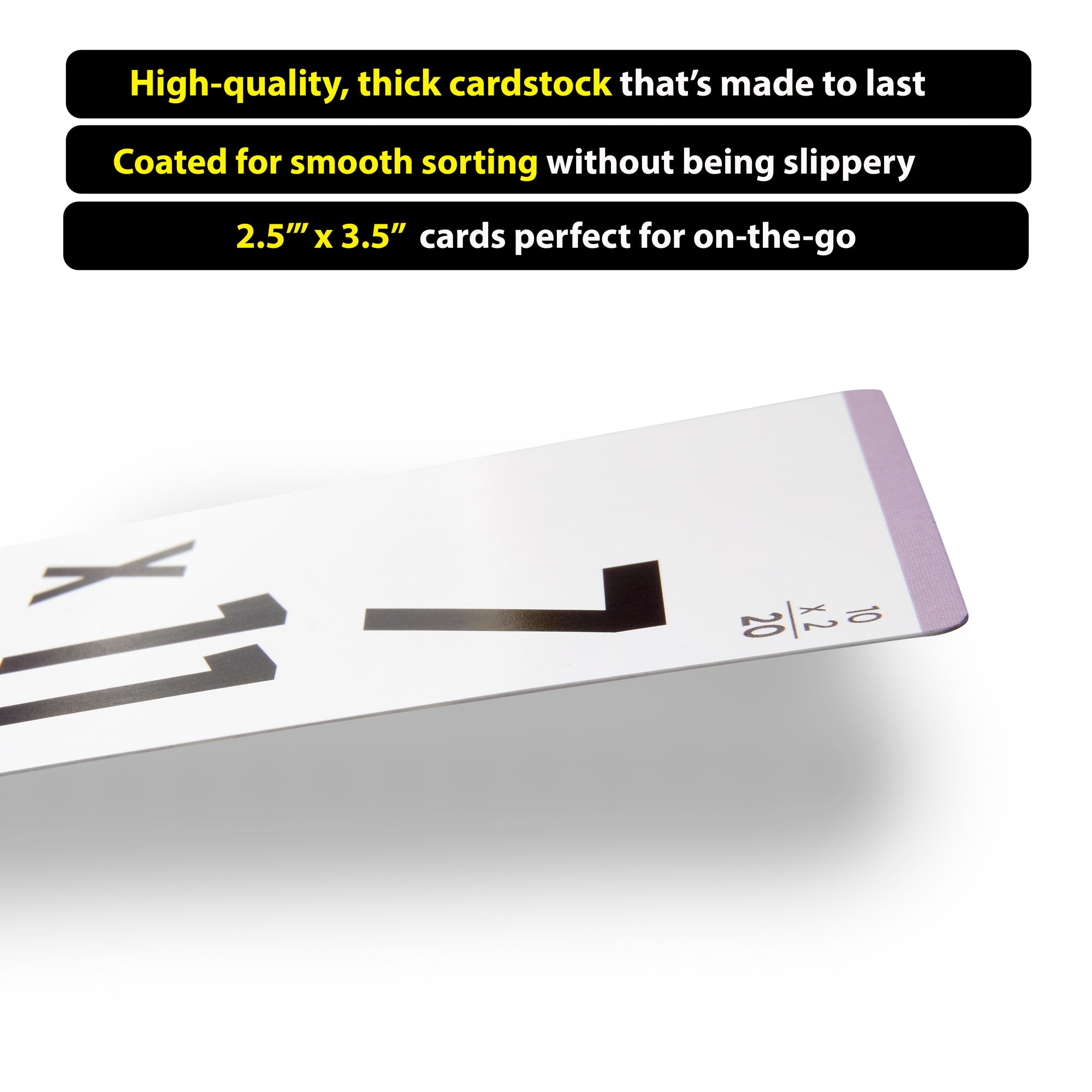 Pocket-Size Math Multiplication & Division Flash Cards | Full Set (All Facts 1-12) | Color Coded