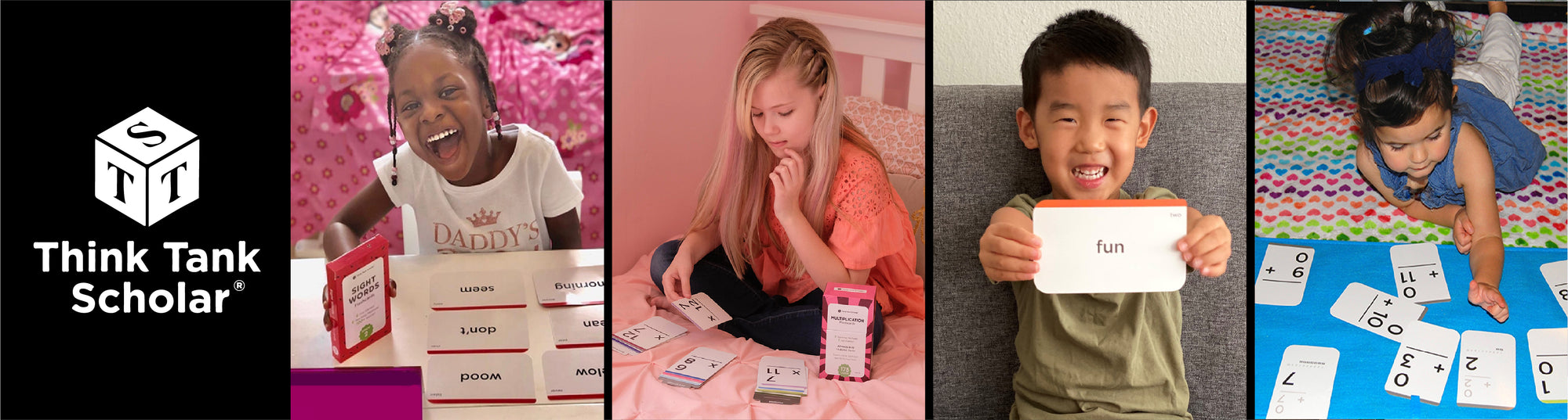 Think Tank Scholar Sight Words & Math Flash Cards