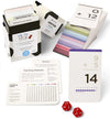 173 Addition Flash Cards with Quick Quiz Dice | All Facts 0-12 | Games & Chart Included