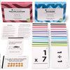 Pocket-Size Math Multiplication & Division Flash Cards | Full Set (All Facts 1-12) | Color Coded