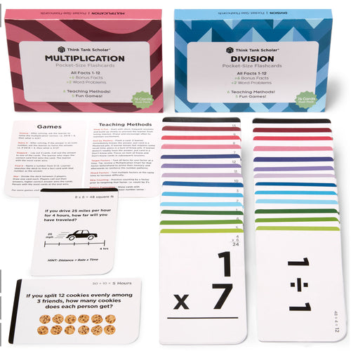 Think Tank Scholar Sight Words & Math Flash Cards