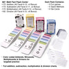 The addition, subtraction, multiplication and division flash card bundle comes with 681 fact cards.