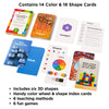 Colors & Shapes Flash Cards for Toddlers, Ages 2+, Preschool